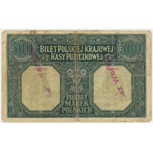 500 marek 1919 - Dyrekcja - Bez wartości