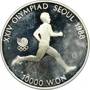 South Korea, 10.000 Won 1986 - Runner