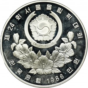 South Korea, 10.000 Won 1986 - Runner