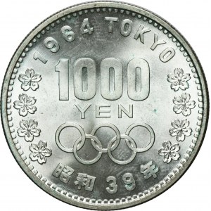 Japan, Hirohito (Shōwa), 1.000 Yen 1964 - Tokyo Olympics