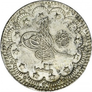 Turkey, Ottoman Empire, 5 Kurus 1907
