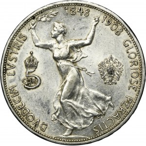 Austria, Franz Joseph I, 5 Corona Wien 1908