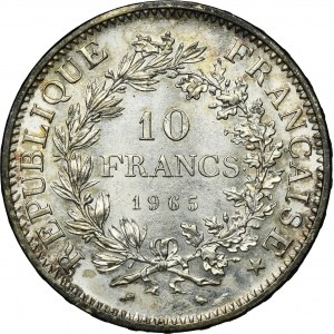 France, V Republic, 10 Francs Paris 1965
