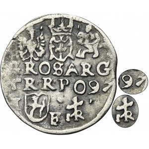 Sigismund III Vasa, 3 Groschen Lublin 1597 - RARE