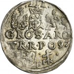 Sigismund III Vasa, 3 Groschen Lublin 1597 - RARE, ILUSTRATED
