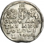 Sigismund III Vasa, 3 Groschen Lublin 1598 - RARE, ILUSTRATED