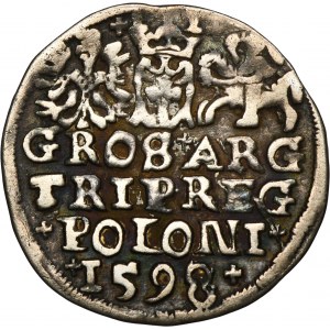 Sigismund III Vasa, 3 Groschen Lublin 1598