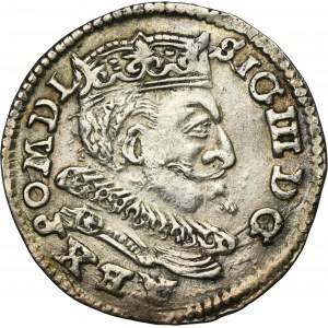 Sigismund III Vasa, 3 Groschen Lublin 1599 - ILUSTRATED