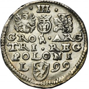 Sigismund III Vasa, 3 Groschen Lublin 1599 - ILUSTRATED