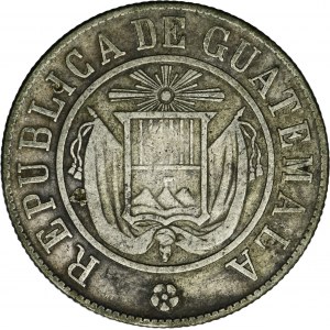 Guatemala, Republic, 50 Centavos Guatemala 1870 R