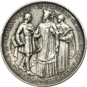 Hungary, Miklós Horthy, 2 Pengo Budapest 1935 - Pázmány University