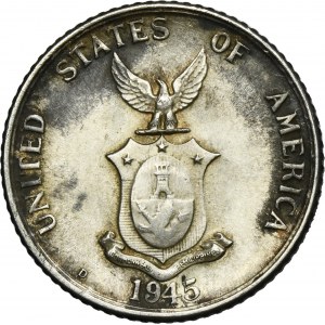 Philippines under USA, 20 Centavos Denver 1945 D