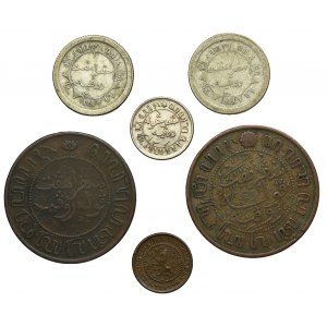 Set, Dutch East Indies and Netherlands, Mixed Coins (6 pcs.)