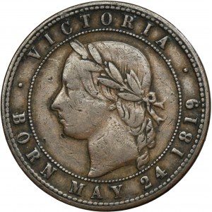 Nouvelle-Zélande, Victoria, Token 1 Pence 1871 - Auckland Association of Licensed Catering Dealers