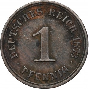 Germany, German Empire, Wilhelm I, 1 Pfennig Berlin 1873 A