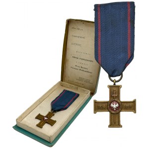 PRL, Greater Poland Uprising Cross with box and award
