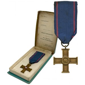 PRL, Greater Poland Uprising Cross with box and award