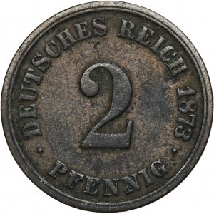 Germany, German Empire, Wilhelm I, 2 Pfennig Berlin 1873 A