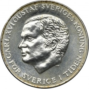 Suède, Carl XVI Gustav, 200 couronnes Eskilstuna 1980 E - Loi de succession royale