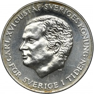 Švédsko, Carl XVI Gustav, 200 korún Eskilstuna 1980 E - Zákon o kráľovskom dedičstve