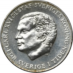 Suède, Carl XVI Gustav, 200 couronnes Eskilstuna 1980 E - Loi de succession royale