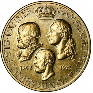Suède, médaille Specieriksdalern 1973 - 25e anniversaire de la Royal Mint Society
