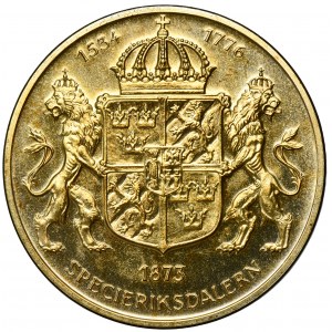 Suède, médaille Specieriksdalern 1973 - 25e anniversaire de la Royal Mint Society
