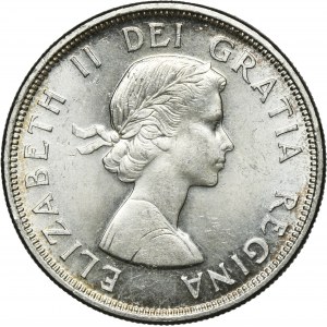 Canada, Elizabeth II, 1 dollar d'Ottawa 1964 - 100e anniversaire de la Conférence de Charlottetown et de Québec