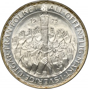 Sweden, Carl XVI Gustaf, 50 Kronor Eskilstuna 1975 E - Constitutional Reform