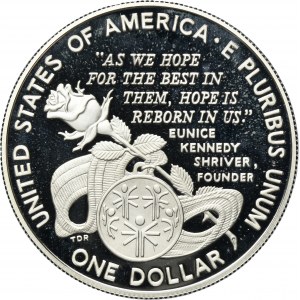 USA, 1 dollar Philadelphie 1995 P - Jeux olympiques spéciaux mondiaux