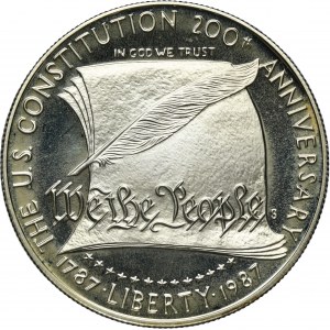 USA, 1 Dollar Philadelphie 1987 P - 200ème Anniversaire de la Constitution
