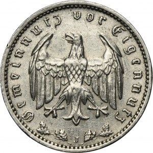 Germany, Third Reich, 1 Mark Hamburg 1935 J