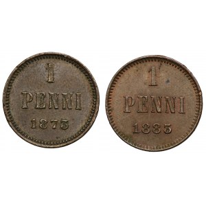 Sada, Fínsko Autonómia, Alexander II a Alexander III, 1 Penni (2 ks)