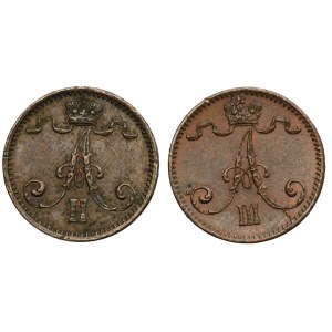 Sada, Fínsko Autonómia, Alexander II a Alexander III, 1 Penni (2 ks)