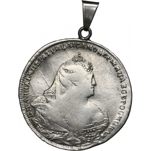 Russie, Anna, Ruble Moscow 1738