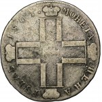 Russia, Paul I, Rouble Petersburg 1801 СМ ОМ - RARE