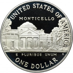 USA, 1 Dollar San Francisco 1993 S - Thomas Jefferson