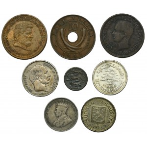 Set, World Coins, Mix of coins (8 pcs.)