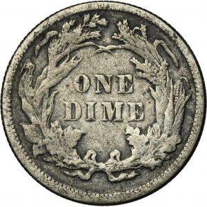 USA, 1 Dime Philadelphia 1883 - Seated Liberty