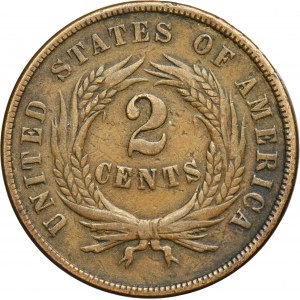 USA, 2 Cents Philadelphia 1867 - Union Shield