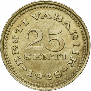 Estonia, 25 Senti Tallinn 1928 TK