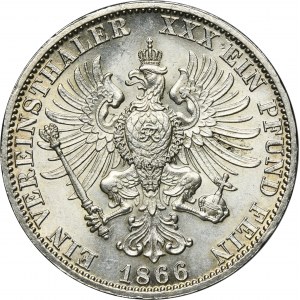 Germany, Kingdom of Prussia, Wilhelm I, Siegesthaler Berlin 1866 A