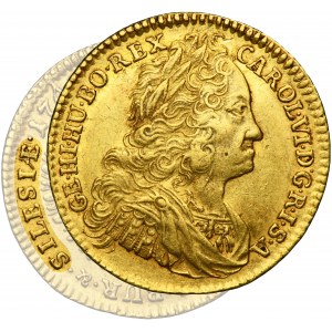Silesia, Habsburg rule, Karl VI, Ducat Breslau 1740
