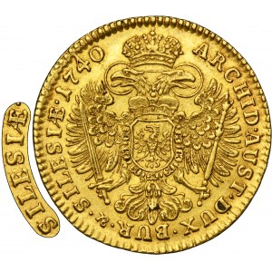 Silesia, Habsburg rule, Karl VI, Ducat Breslau 1740
