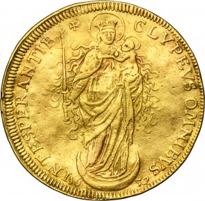 Germany, Bishopric of Würzburg, Johann Philipp Franz von Schönborn, 5 Ducats 1652 - VERY RARE