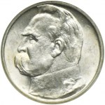 Set, Pilsudski Official, 2 or 1934 et 1936 - NGC MS63 (2 pièces) - RARE ANNIVERSAIRE