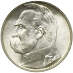 Set, Pilsudski Official, 2 or 1934 et 1936 - NGC MS63 (2 pièces) - RARE ANNIVERSAIRE