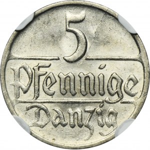 Ville libre de Dantzig, 5 février 1923 - NGC MS64