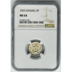 Ville libre de Dantzig, 5 février 1923 - NGC MS64