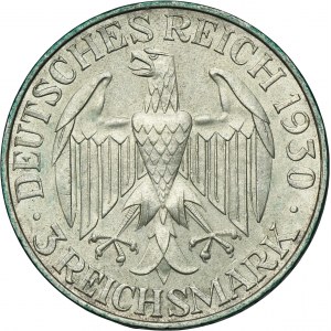 Germany, Weimar Republic, 3 Mark Berlin 1930 A - Graf Zeppelin